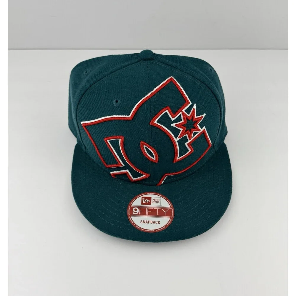 DC Shoes X New Era Snapback hat 9Fifty RARE OLDER STYLE Skating skateboard